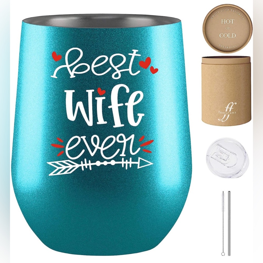 Fancyfams Best Wife Ever Tumbler, 12oz